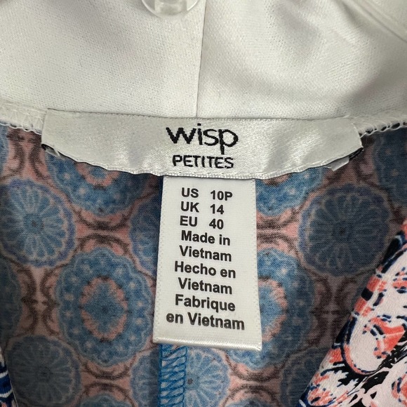 WISP Ella Jersey Sleeveless Paisley Boho Maxi Dress. Size 10 Petite - Picture 3 of 4